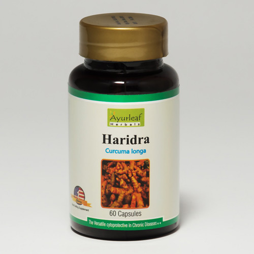 Ayurleaf Herbs Herbal Skin Care Capsules Haridra - Turmeric  (60 caps)