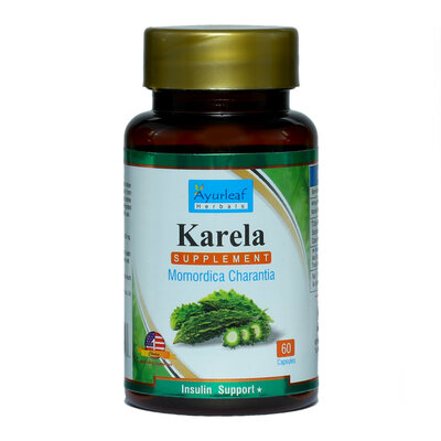 Ayurleaf Herbals Karela (60 caps)